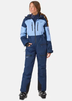 Discount Swedemount Freeride Skisuit II W Dusty Blue/Midnight Navy