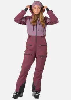 Outlet Swedemount Freeride Skisuit II W Dk. Mauve/Pale Mauve
