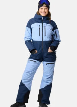 Sale Swedemount Freeride Skisuit W Dusty Blue/Midnight Navy