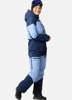 Sale Swedemount Freeride Skisuit W Dusty Blue/Midnight Navy