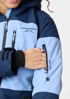 Sale Swedemount Freeride Skisuit W Dusty Blue/Midnight Navy