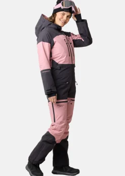 Sale Swedemount Freeride Skisuit W Dusty Rose/Charcoal