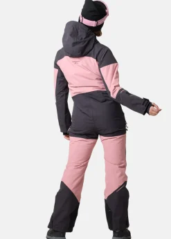 Sale Swedemount Freeride Skisuit W Dusty Rose/Charcoal