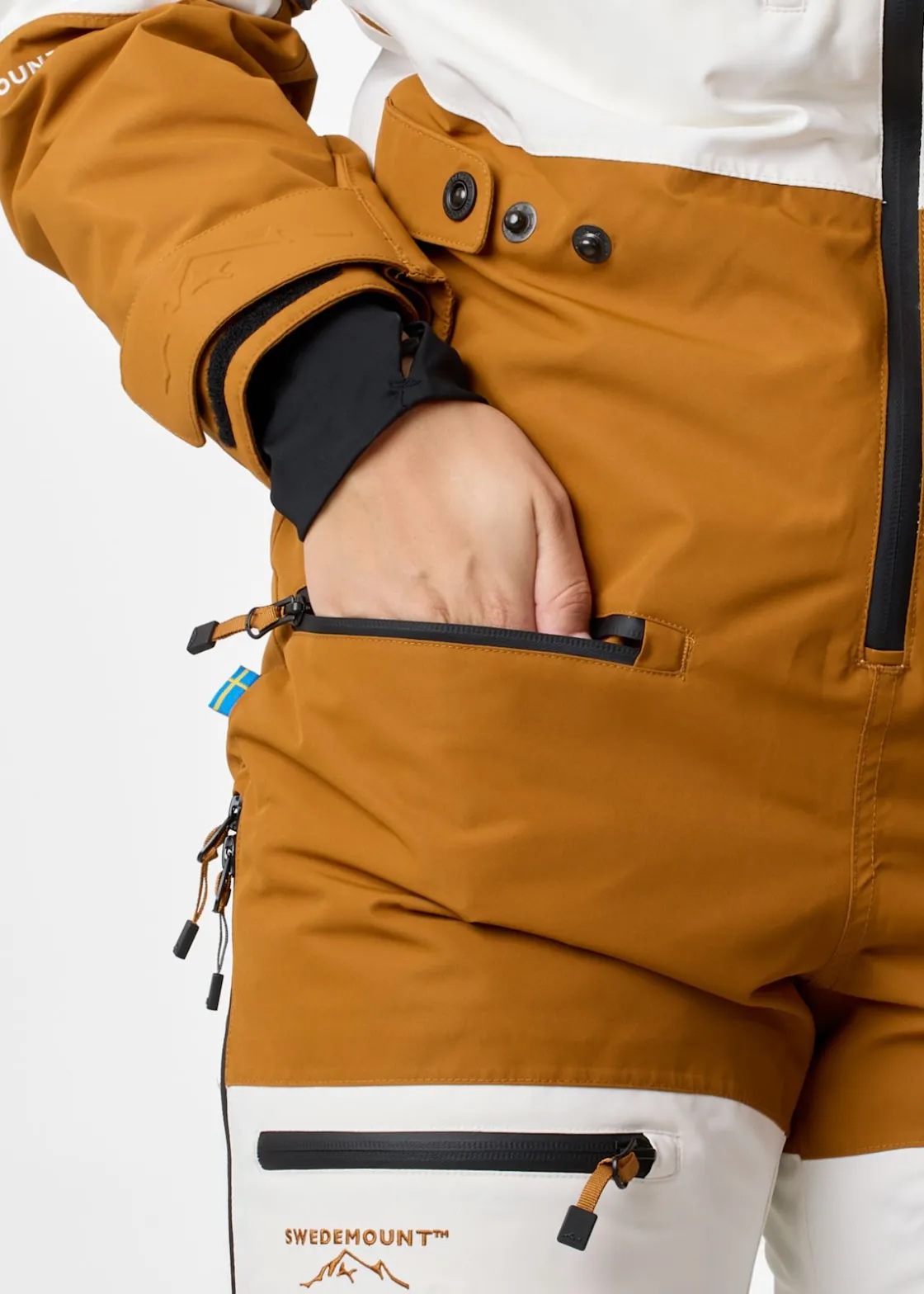 Discount Swedemount Freeride Skisuit W Offwhite/Almond Beige