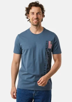 Hot Saint Vincent Fresno Tee Denim Blue