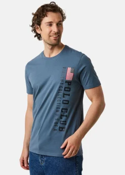 Hot Saint Vincent Fresno Tee Denim Blue