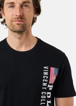 Clearance Saint Vincent Fresno Tee Black