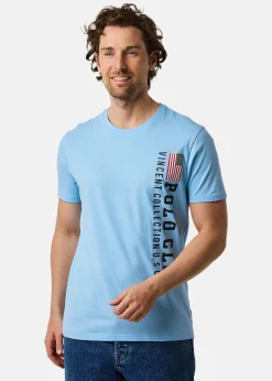 Clearance Saint Vincent Fresno Tee Lt Blue