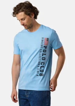 Clearance Saint Vincent Fresno Tee Lt Blue