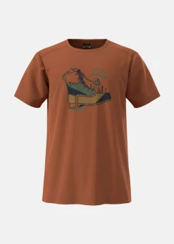 New Lundhags Fulu Merino Climbing T-Shirt M Brick