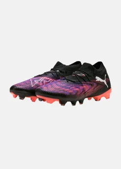 Best Puma FUTURE 8 MATCH FG/AG PUMA Black-PUMA White-Glowing Red