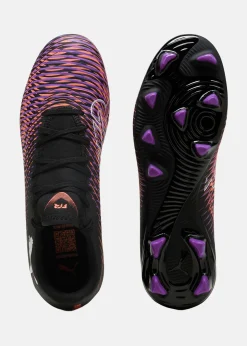 New Puma FUTURE 8 PLAY FG/AG PUMA Black-PUMA White-Glowing Red