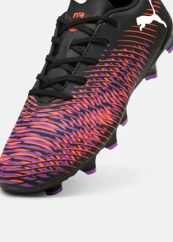 Clearance Puma FUTURE 8 PLAY FG/AG Jr PUMA Black-PUMA White-Glowing Red