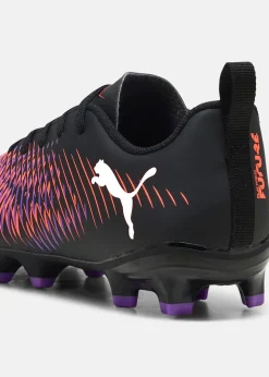 Clearance Puma FUTURE 8 PLAY FG/AG Jr PUMA Black-PUMA White-Glowing Red