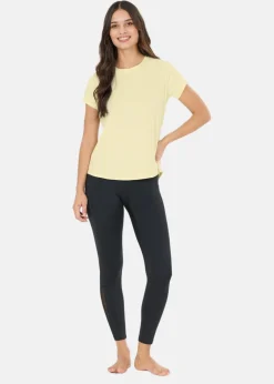 Best Athlecia Gaina V2 W S/S Tee Transparent Yellow