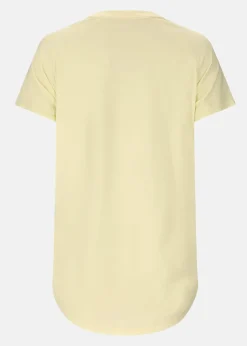 Best Athlecia Gaina V2 W S/S Tee Transparent Yellow
