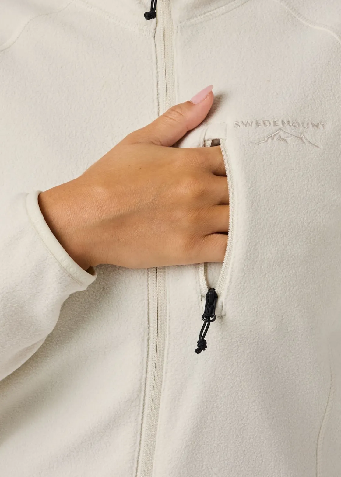 Outlet Swedemount Geilo Fleece Full Zip II W Lt Beige