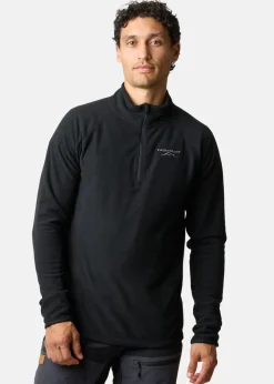 New Swedemount Geilo Fleece Halfzip II Black