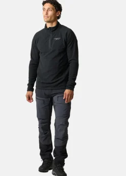 New Swedemount Geilo Fleece Halfzip II Black