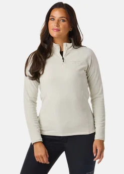 Hot Swedemount Geilo Fleece Halfzip II W Lt Beige