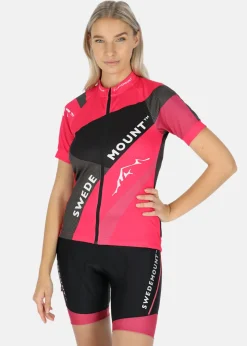 New Swedemount Giro Bike Tee W Black/Fresh Pink