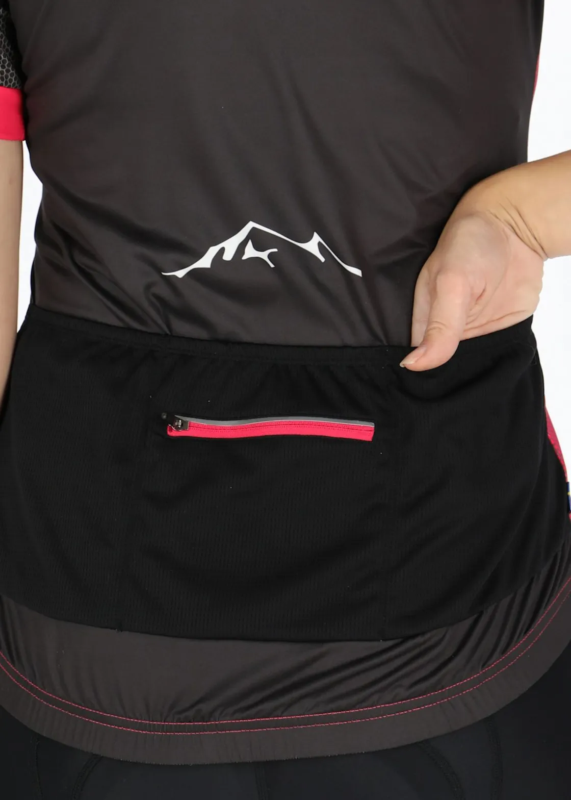 New Swedemount Giro Bike Tee W Black/Fresh Pink