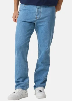 Hot Gizmo Straight Leg Jeans Mid Blue