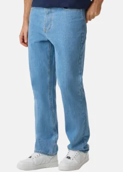 Hot Gizmo Straight Leg Jeans Mid Blue