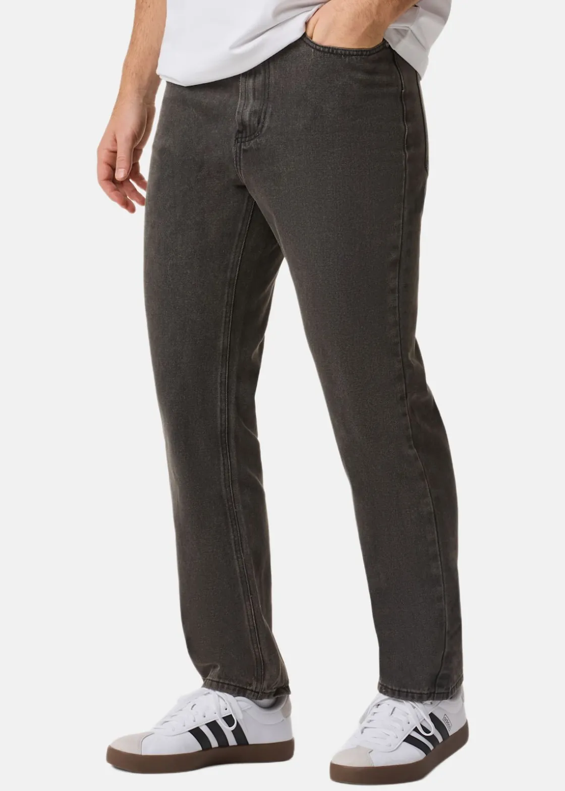 Best Gizmo Straight Leg Jeans Grey