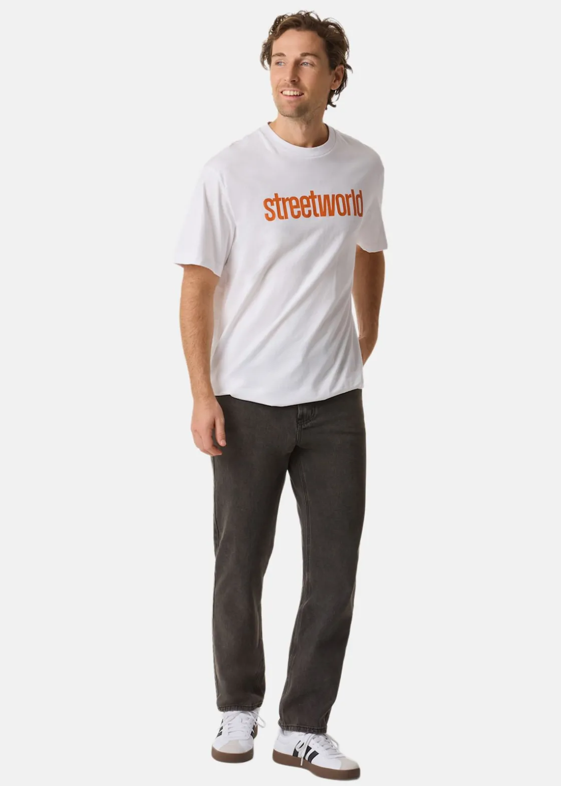 Best Gizmo Straight Leg Jeans Grey