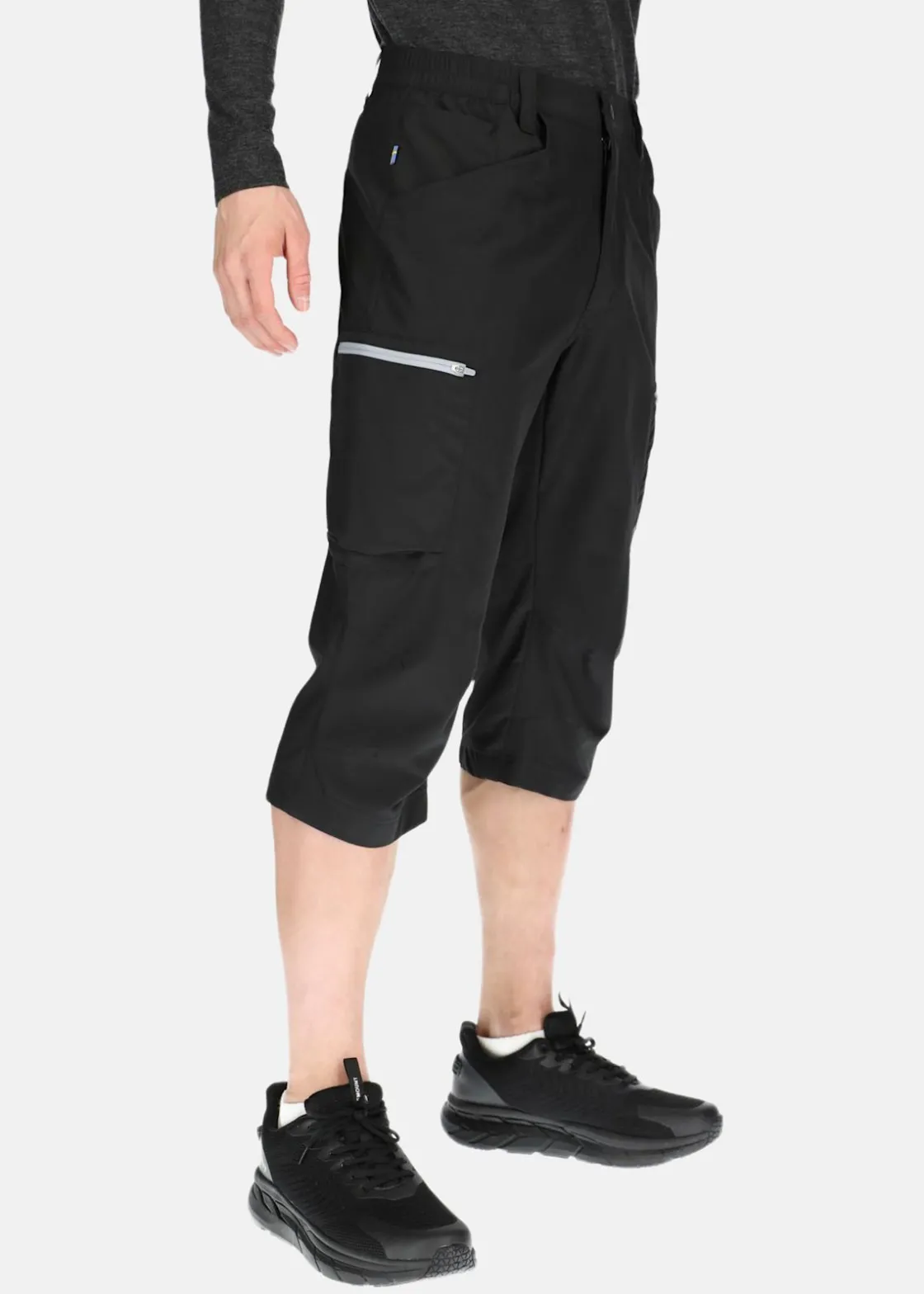 Outlet Swedemount Glittertind 3/4 Pants Black/Grey