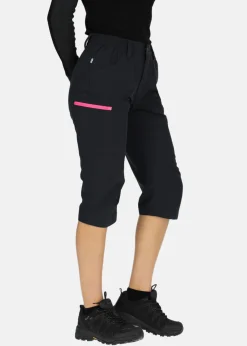 Clearance Swedemount Glittertind 3/4 Pants W Charcoal/Fuchsia