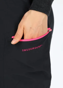 Clearance Swedemount Glittertind 3/4 Pants W Charcoal/Fuchsia