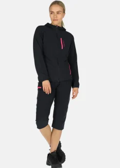 Discount Swedemount Glittertind Jacket W Charcoal/Fuchsia