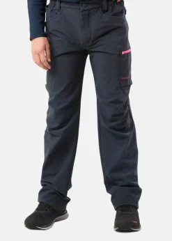 Best Swedemount Glittertind Pants JR Charcoal/Fuchsia