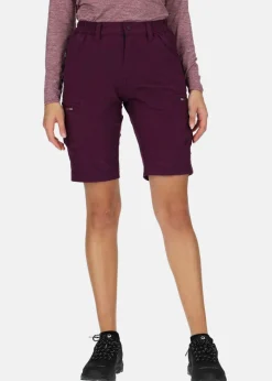 New Swedemount Glittertind Shorts W Burgundy/Burgundy