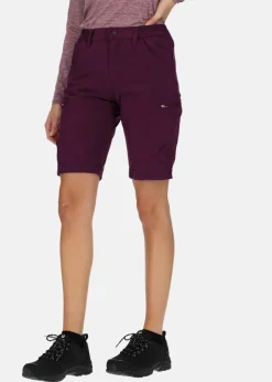 New Swedemount Glittertind Shorts W Burgundy/Burgundy