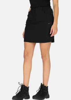 Clearance Swedemount Glittertind Skirt W Black/Burgundy