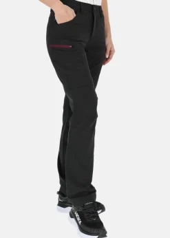 Online Swedemount Glittertind Zip-Off Pants W Black/Burgundy