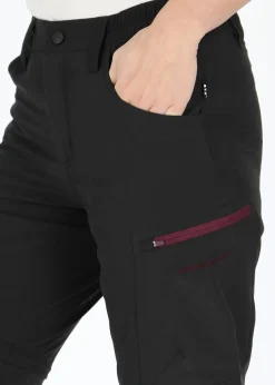 Online Swedemount Glittertind Zip-Off Pants W Black/Burgundy