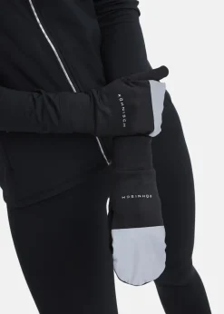 Sale Röhnisch Glow Running Mittens Black