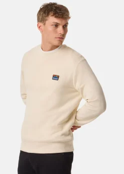 Best Superdry GREAT OUTDOORS EMB RLXD SWEAT Oatmeal Beige