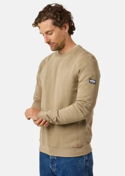 Outlet Huski Wear Guard Crew Neck Khaki
