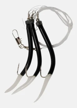 Online Wiggler Gummi Makk Rigged #4/0 Sva/Lys