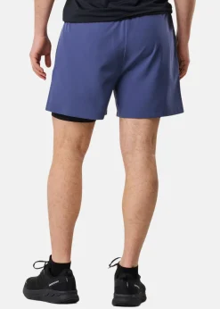 Hot X-trail Gym 2-in 1 Shorts Dusty Blue