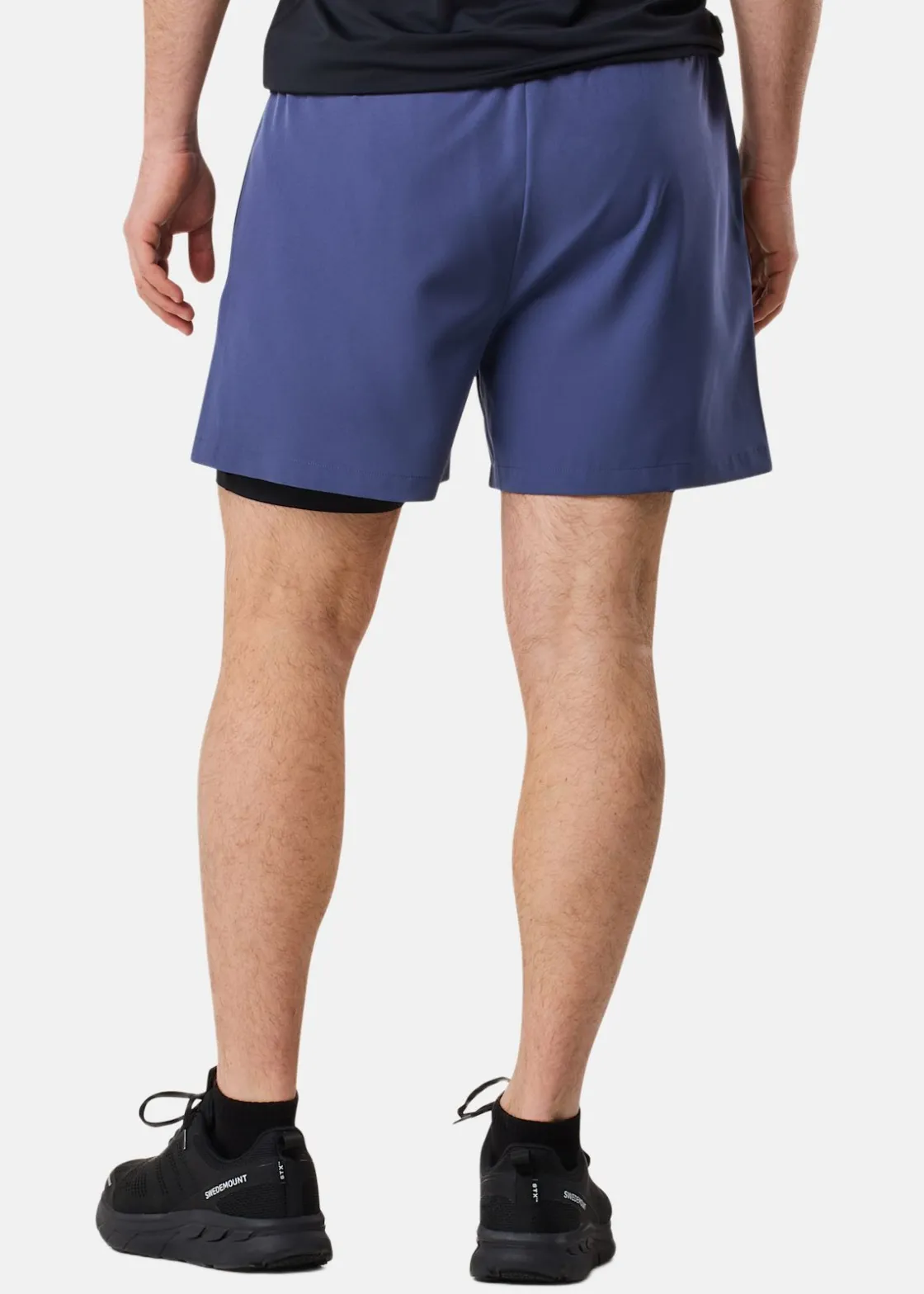 Hot X-trail Gym 2-in 1 Shorts Dusty Blue