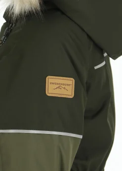 Clearance Swedemount Hafjell Baby Overall Dk Olive/Olive