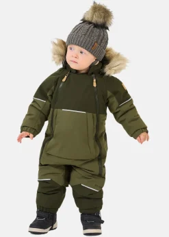 Clearance Swedemount Hafjell Baby Overall Dk Olive/Olive
