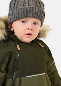 Clearance Swedemount Hafjell Baby Overall Dk Olive/Olive
