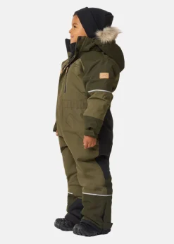 Clearance Swedemount Hafjell Winter Overall JR Dk Olive/Olive